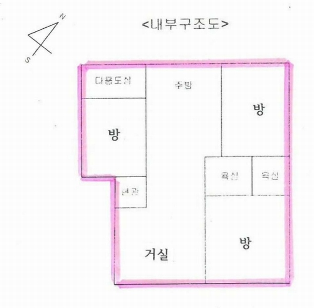 2024타경65290 경기도 안산시 단원구 보배4길 48, 덕용맨션 3층 302호 다세대(빌라) 경매 이미지