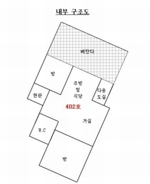 2024타경68190 경기도 안산시 상록구 정재로3길 14, 르네상스빌 4층 402호 다세대(빌라) 경매 이미지
