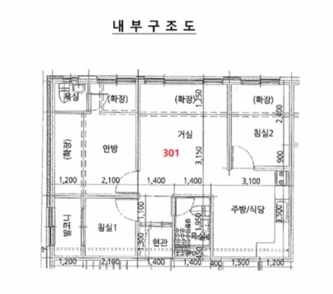 2024타경68626 경기도 시흥시 신천로83번길 7-1, 행운팰리스 3층 301호 다세대(빌라)[공급16평형] 경매 이미지
