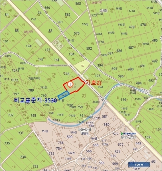 2025타경431 경상북도 경주시 건천읍 금척리 777-2 농지 경매 이미지