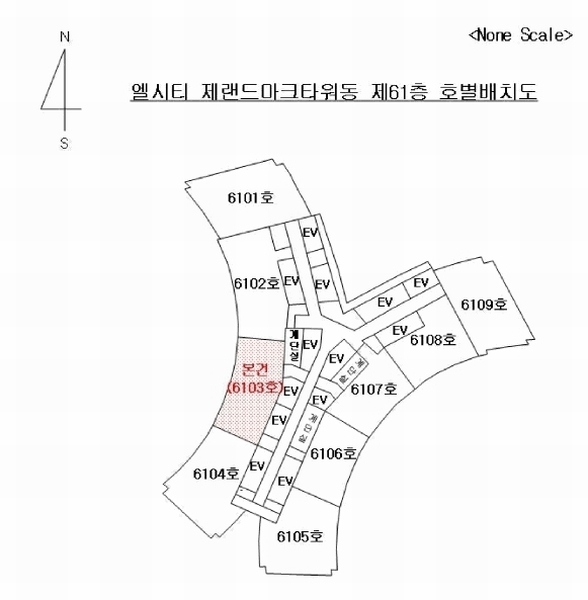 2025타경478 부산광역시 해운대구 달맞이길 30, 엘시티 랜드마크타워동 61층 6103호 숙박(콘도등) 경매 이미지