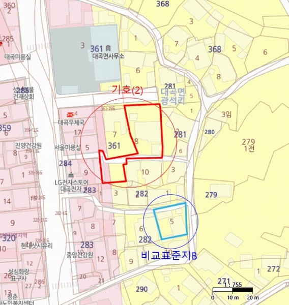 2025타경551 경상남도 진주시 대곡면 광석리 361-8 대지 경매 이미지