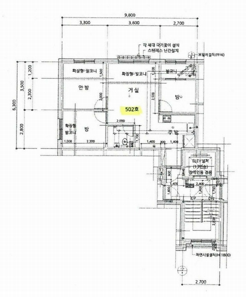 2025타경51635 경기도 시흥시 봉우순환로 25-4, 봉우팰리스 1동 5층 502호 다세대(빌라)[공급16평형] 경매 이미지