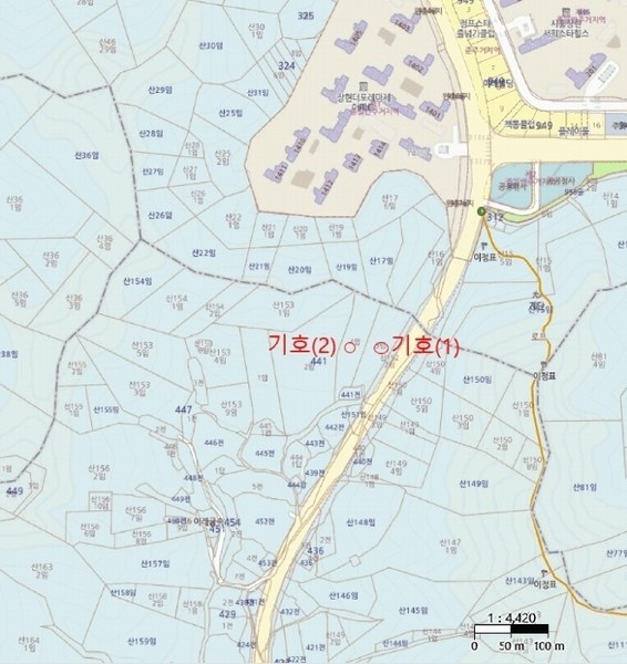 2025타경51703 경기도 시흥시 군자동 441-3 임야 경매 이미지