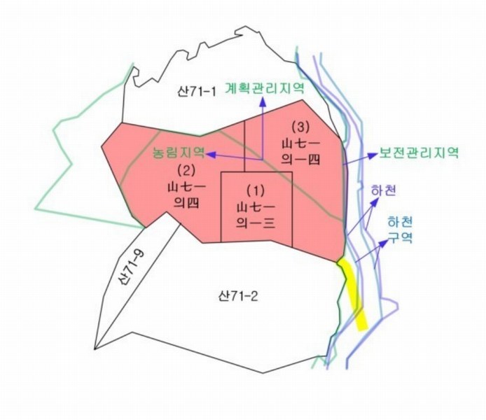 2025타경51798 충청북도 청주시 상당구 미원면 중리 산71-13 임야 경매 이미지