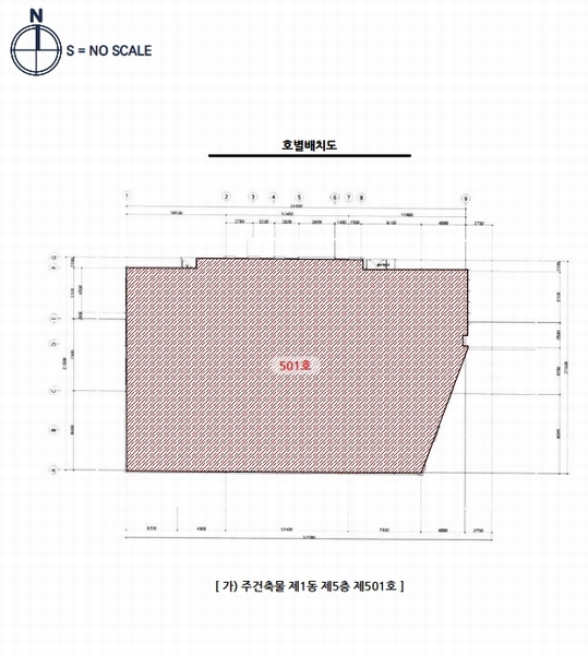 2025타경51961 충청북도 청주시 흥덕구 오송생명5로 303, 주건축물 1동 5층 501호 근린상가 경매 이미지