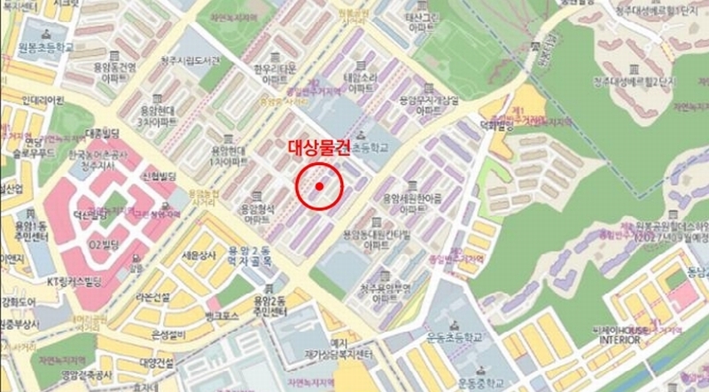 2025타경51986 충청북도 청주시 상당구 용암로 3충청북도 청주시 상당구○○○○, 덕성그린타운아파트 101동 1층 105호덕성그린○○ 아파트 경매 이미지