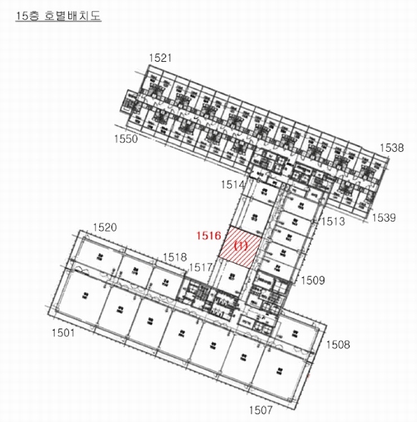 2025타경52147 경기도 광명시 덕안로104번길 17, 광명역엠클러스터 15층 1516호 아파트형공장 경매 이미지