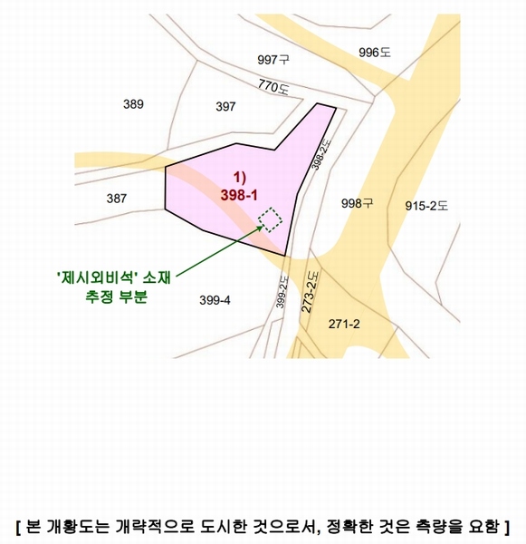 2025타경643 충청남도 서산시 지곡면 장현리 398-1 대지 경매 이미지