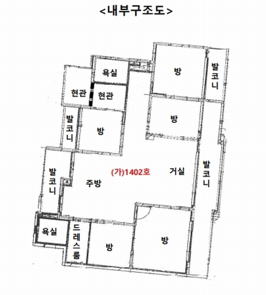 2025타경51113 경기도 안산시 단원구 광덕1로 80, 호수마을 105동 14층 1402호 아파트[공급51평형] 경매 이미지