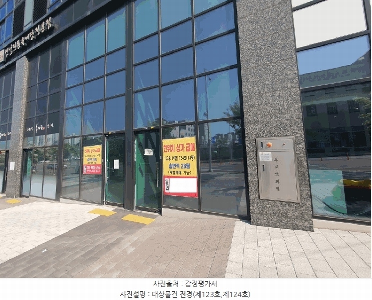2025타경52309 경기도 시흥시 매화산단3길 1, 리드스마트스퀘어 1층 124호 근린상가 경매 이미지