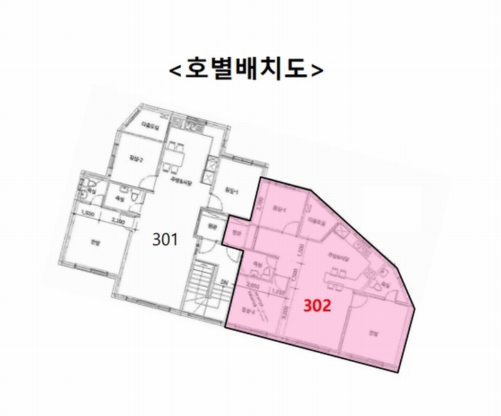 2025타경52389 경기도 안산시 상록구 호동로1길 19, 올리브하우스 3층 302호 다세대(빌라) 경매 이미지