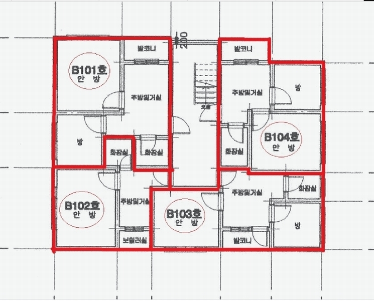 2025타경52515 경기도 안산시 단원구 화정천서로2안길 12, 다세대주택 비1층 104호 다세대(빌라)[공급9평형] 경매 이미지