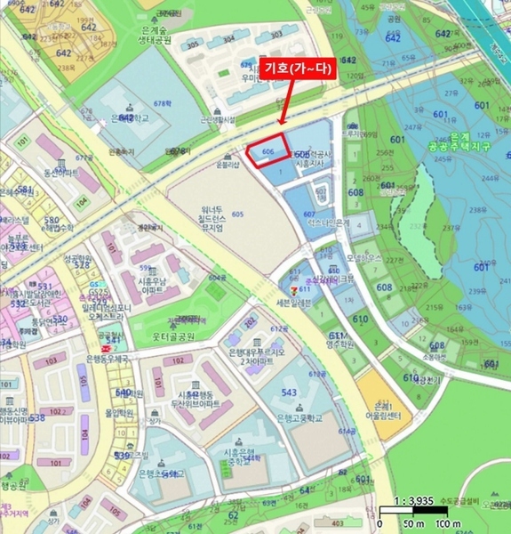 2024타경61144 경기도 시흥시 은계호수로 56, 알파시티 3층 301호외2개호 근린상가 경매 이미지