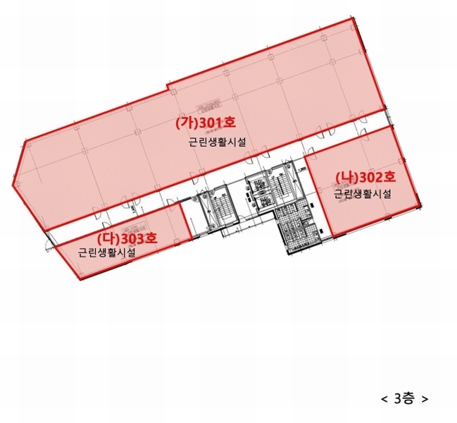 2024타경61144 경기도 시흥시 은계호수로 56, 알파시티 3층 301호외2개호 근린상가 경매 이미지
