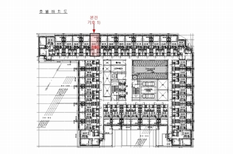 2024타경67869 경기도 안산시 단원구 원고잔로 17, 에비뉴큐브시티 3층 306호 오피스텔[계약16평형] 경매 이미지