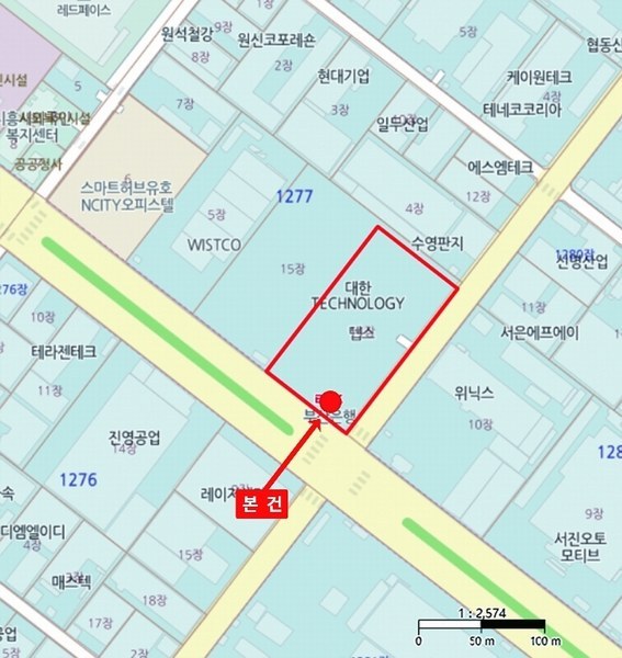 2024타경69582 경기도 시흥시 경기과기대로 219, 길산에스에스티지식산업센터 10층 1001호 아파트형공장 경매 이미지
