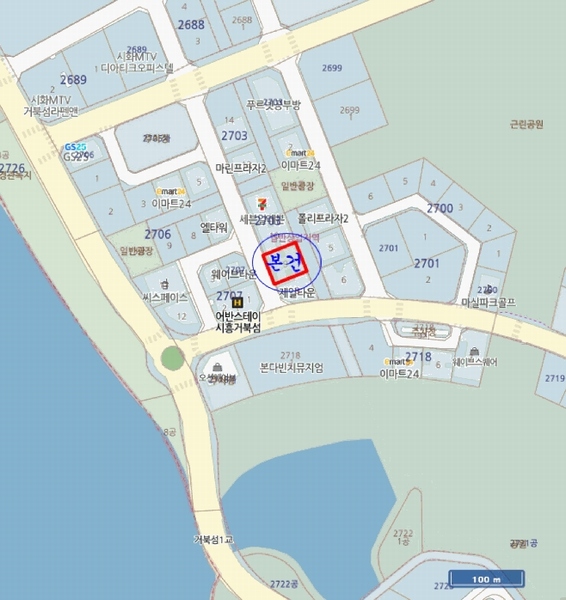 2025타경52256 경기도 시흥시 거북섬1길 6, 가람타워 1층 106호 근린상가 경매 이미지