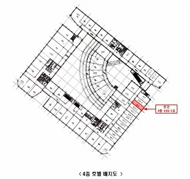 2024타경3339 경기도 시흥시 서울대학로278번길 61, 서영베니스스퀘어 4층 436-1호 근린상가 경매 이미지