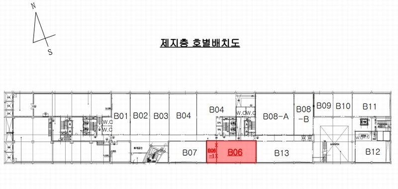 2024타경6239 경기도 시흥시 오이도로 21, 에이-랜드에쓰비센타 지층 비06-1호 근린상가 경매 이미지