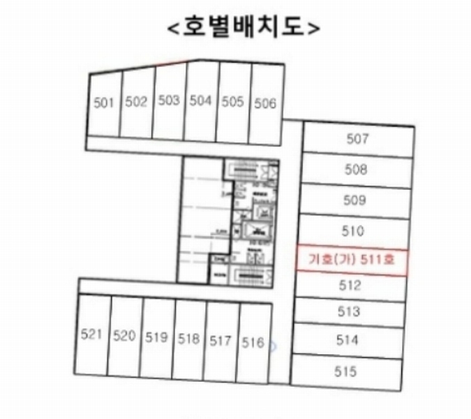 2024타경70636 경기도 안산시 단원구 광덕4로 102, 신원프라자 5층 511호 오피스텔 경매 이미지