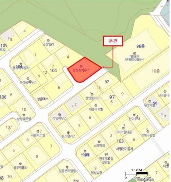 2025타경153 경기도 안산시 상록구 일동 596-5 다세대(빌라) 경매 이미지