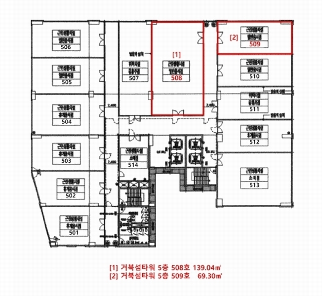 2025타경51747 경기도 시흥시 거북섬둘레길 5-7, 거북섬타워 5층 509호 근린상가 경매 이미지