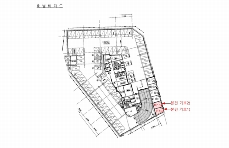2024타경6017 경기도 시흥시 시청로 25, 시티프론트561더파이브 지하1층 비102호 근린상가 경매 이미지