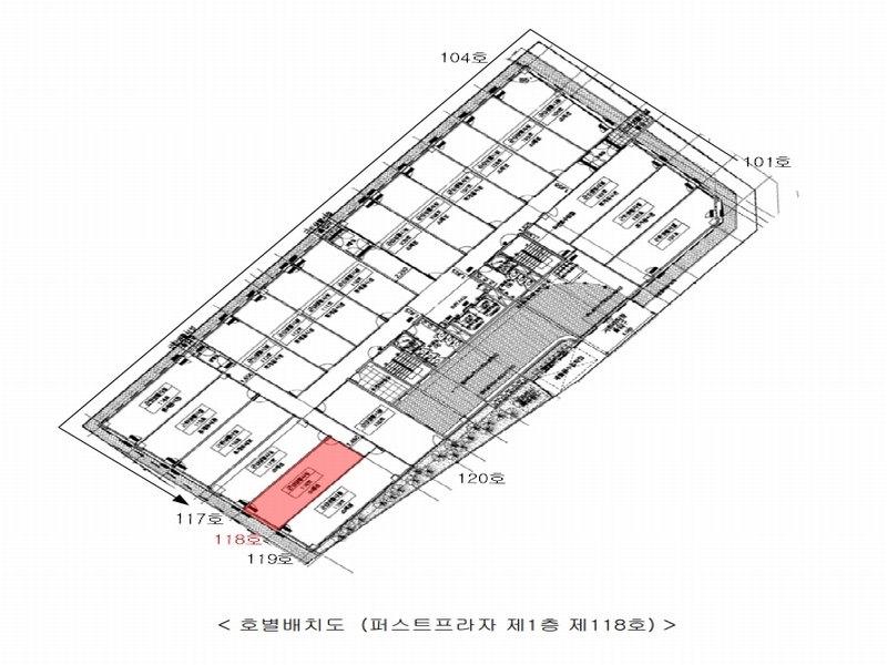 2024타경64358 경기도 시흥시 거북섬4길 2, 퍼스트프라자 1층 118호 근린상가 경매 이미지