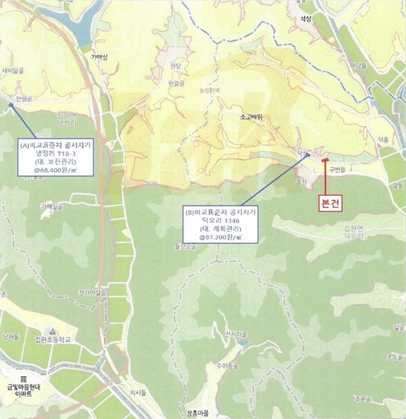 2025타경612 경상남도 진주시 집현면 덕오리 1157 대지 경매 이미지