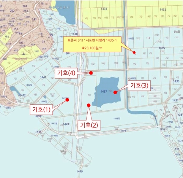 2025타경680 경상남도 사천시 서포면 다평리 1437-4 농지 경매 이미지