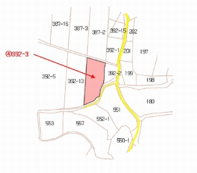 2025타경771 경상북도 영천시 임고면 평천리 392-3 농지 경매 이미지