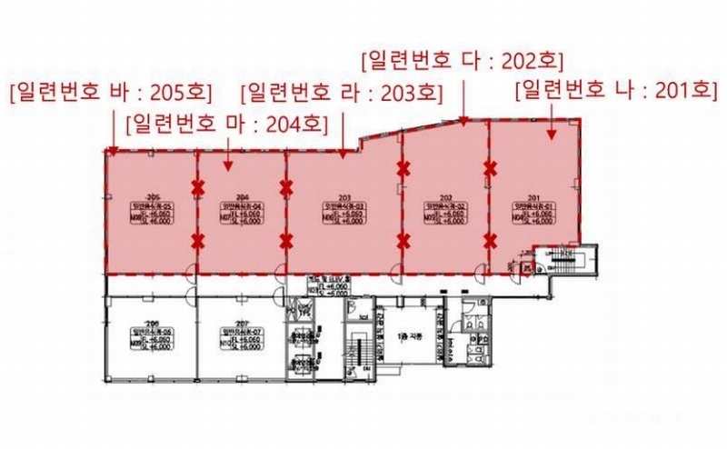 2025타경51849 경기도 시흥시 인선길 21, 장현노블레스 2층 201호 근린상가 경매 이미지