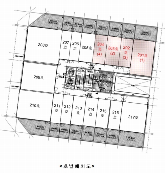 2025타경52243 경기도 안산시 단원구 엠티브이17로 6, 반달섬라군타워 2층 204호 근린상가 경매 이미지