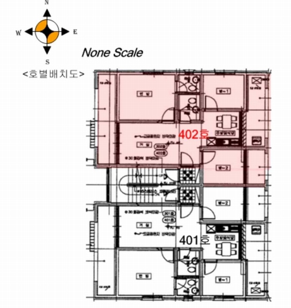 2025타경52439 경기도 안산시 상록구 오목로 202, 대실빌라트 4층 402호 다세대(빌라)[공급20평형] 경매 이미지