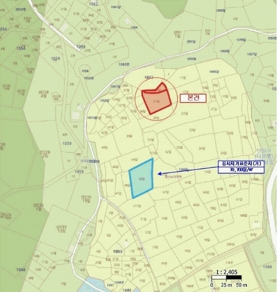 2025타경52998 경기도 안산시 단원구 대부남동 1066-27 농지 경매 이미지