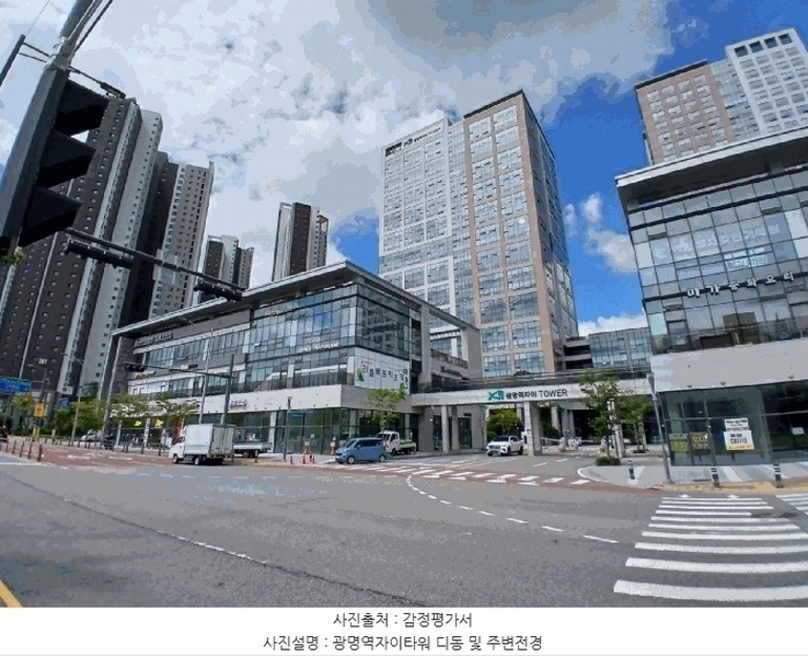 2025타경53049 경기도 광명시 새빛공원로 67, 광명역자이타워 1층 디0112호 근린상가 경매 이미지