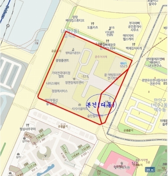 2025타경53049 경기도 광명시 새빛공원로 67, 광명역자이타워 1층 디0112호 근린상가 경매 이미지