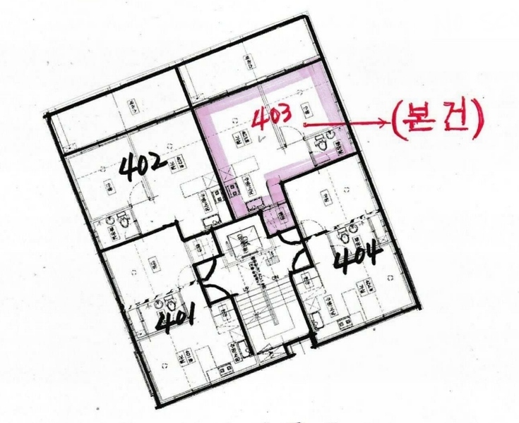 2025타경6957 서울특별시 강서구 가로공원로76가길 84-18, 까사지오 4층 403호 다세대(빌라)[공급9평형] 경매 이미지