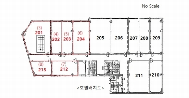 2024타경55507 경기도 시흥시 은계호수로 56, 알파시티 2층 213호 근린상가 경매 이미지