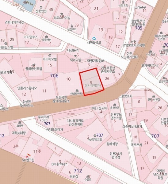 2025타경51662 경기도 시흥시 호현로 13, 성지타워3차 12층 1202호 오피스텔 경매 이미지