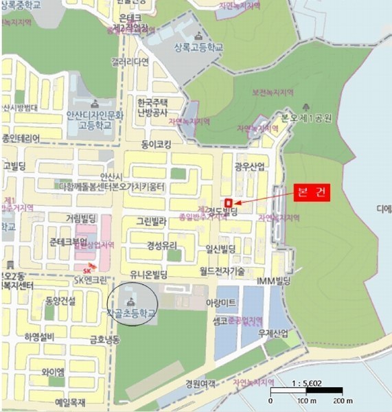 2025타경51853 경기도 안산시 상록구 각골동로2길 4, 광장빌라 102동 지하층 2호 다세대(빌라) 경매 이미지