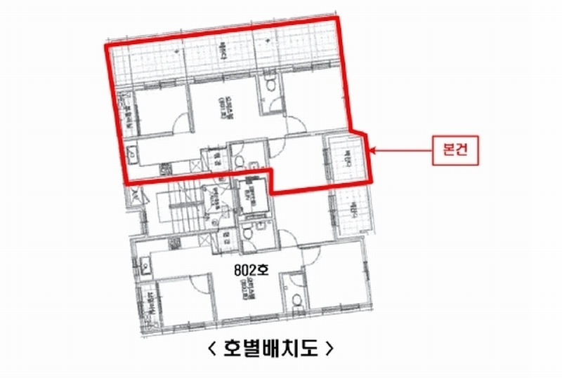 2025타경7158 서울특별시 양천구 가로공원로 144, 큐브투 8층 801호 오피스텔 경매 이미지