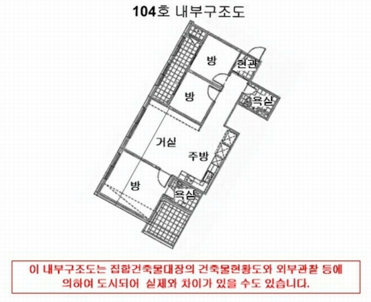 2023타경107522 경기도 의왕시 청계로 177, 청계월든빌 1층 104호 다세대(빌라)[공급32평형] 경매 이미지
