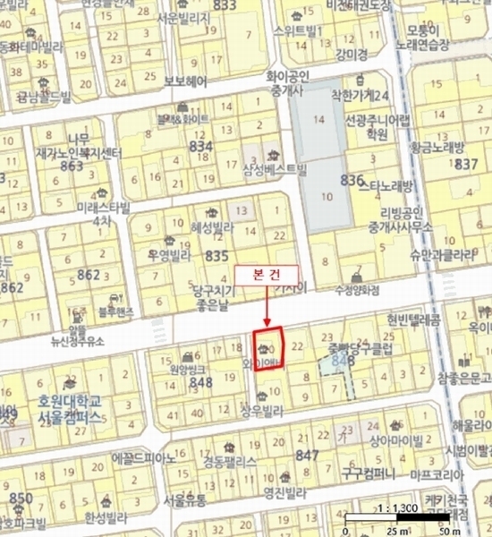 2025타경7561 서울특별시 강서구 곰달래로 216-1, 와이앤비 4층 402호 다세대(빌라) 경매 이미지