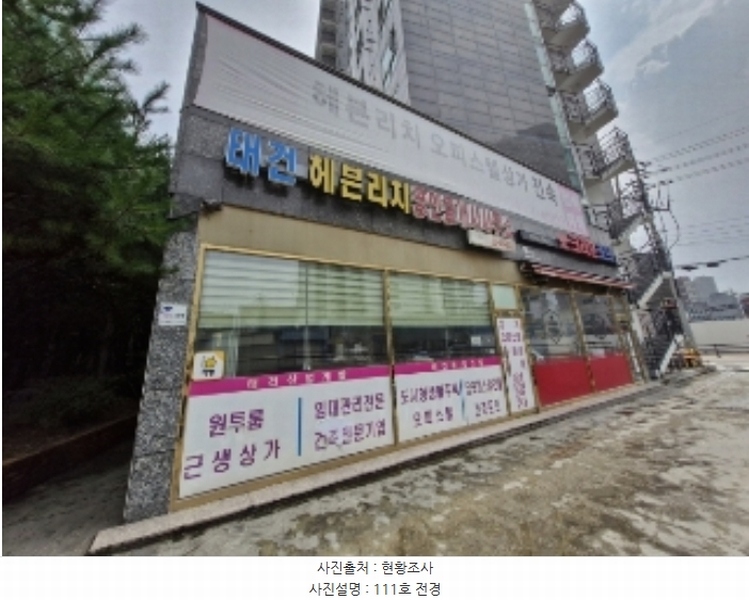 2024타경107192 경기도 안양시 만안구 만안로 254, 헤븐리치더퍼스트294 1층 111호 근린상가 경매 이미지
