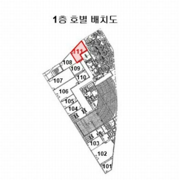 2024타경107192 경기도 안양시 만안구 만안로 254, 헤븐리치더퍼스트294 1층 111호 근린상가 경매 이미지