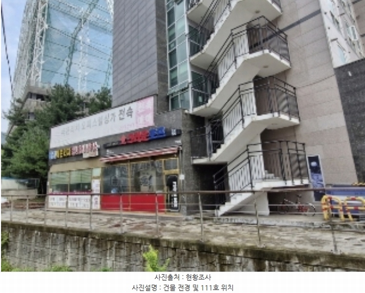2024타경107192 경기도 안양시 만안구 만안로 254, 헤븐리치더퍼스트294 1층 111호 근린상가 경매 이미지