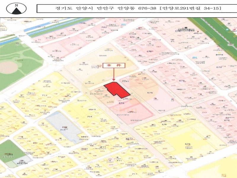 2024타경109013 경기도 안양시 만안구 안양로291번길 34-15, 원평노블레스12차 13층 1305호 다세대(빌라)[공급37평형] 경매 이미지