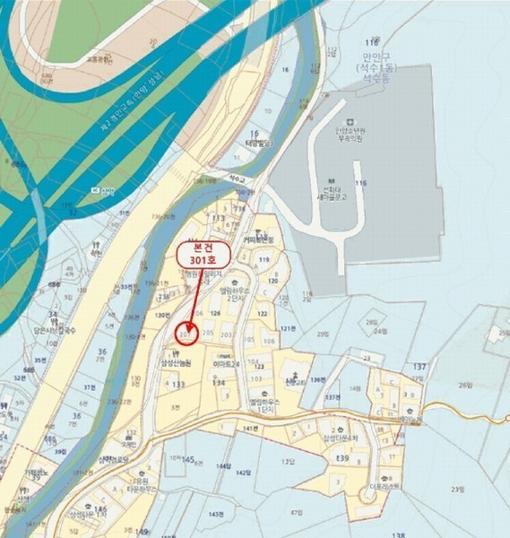 2025타경52 경기도 안양시 만안구 삼막로96번길 39, 엘림하우스2단지 207동 3층 301호 다세대(빌라)[공급32평형] 경매 이미지
